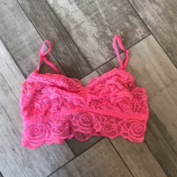PINK Lace Bralette - Picture 1 of 4